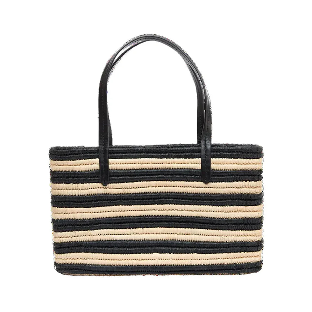 The Capri Tote in Midnight Stripe