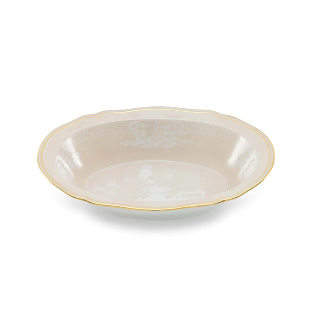 Antico Doccia Oval Deep Tray in Meringa