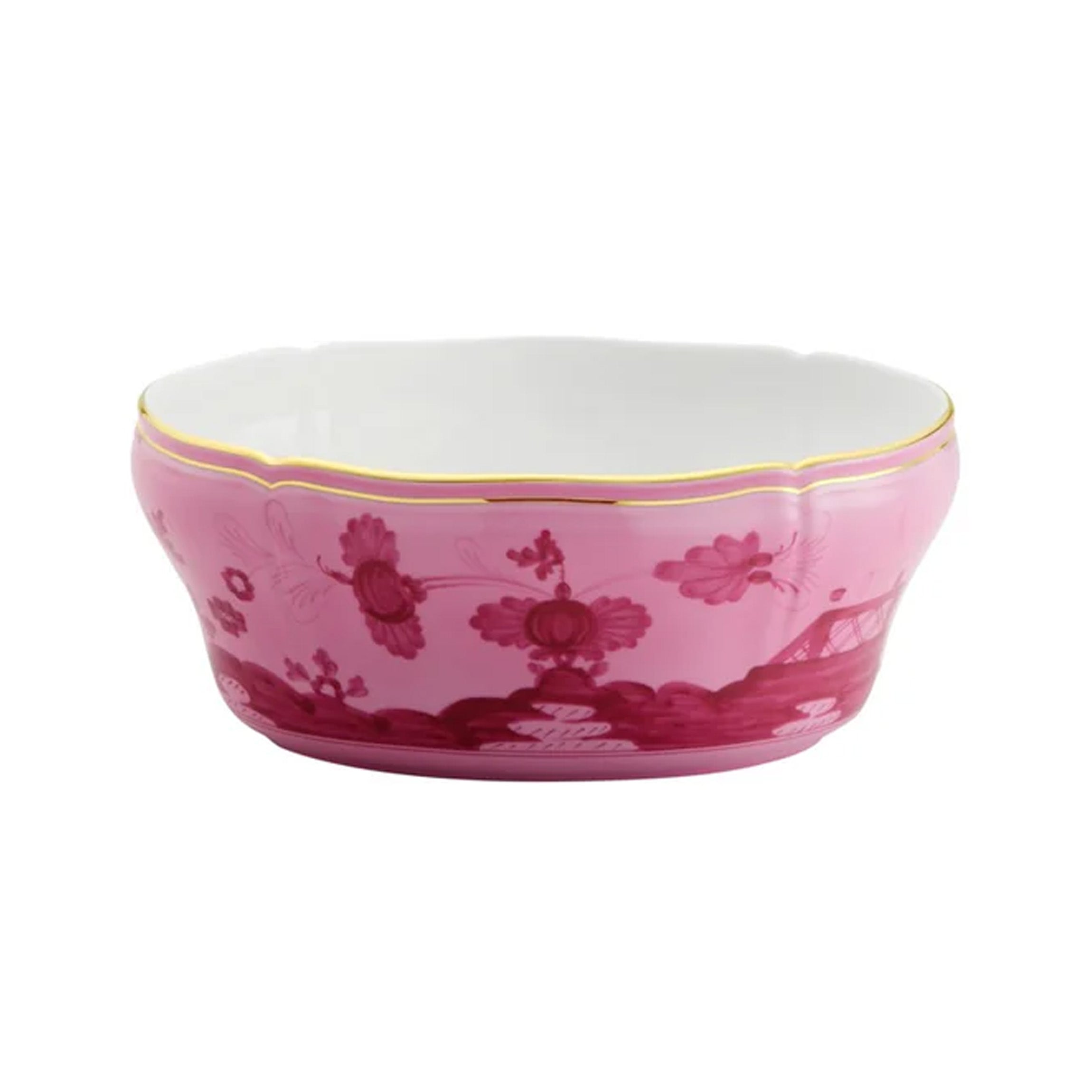 Oriente Italiano Oval Salad Bowl in Porpora