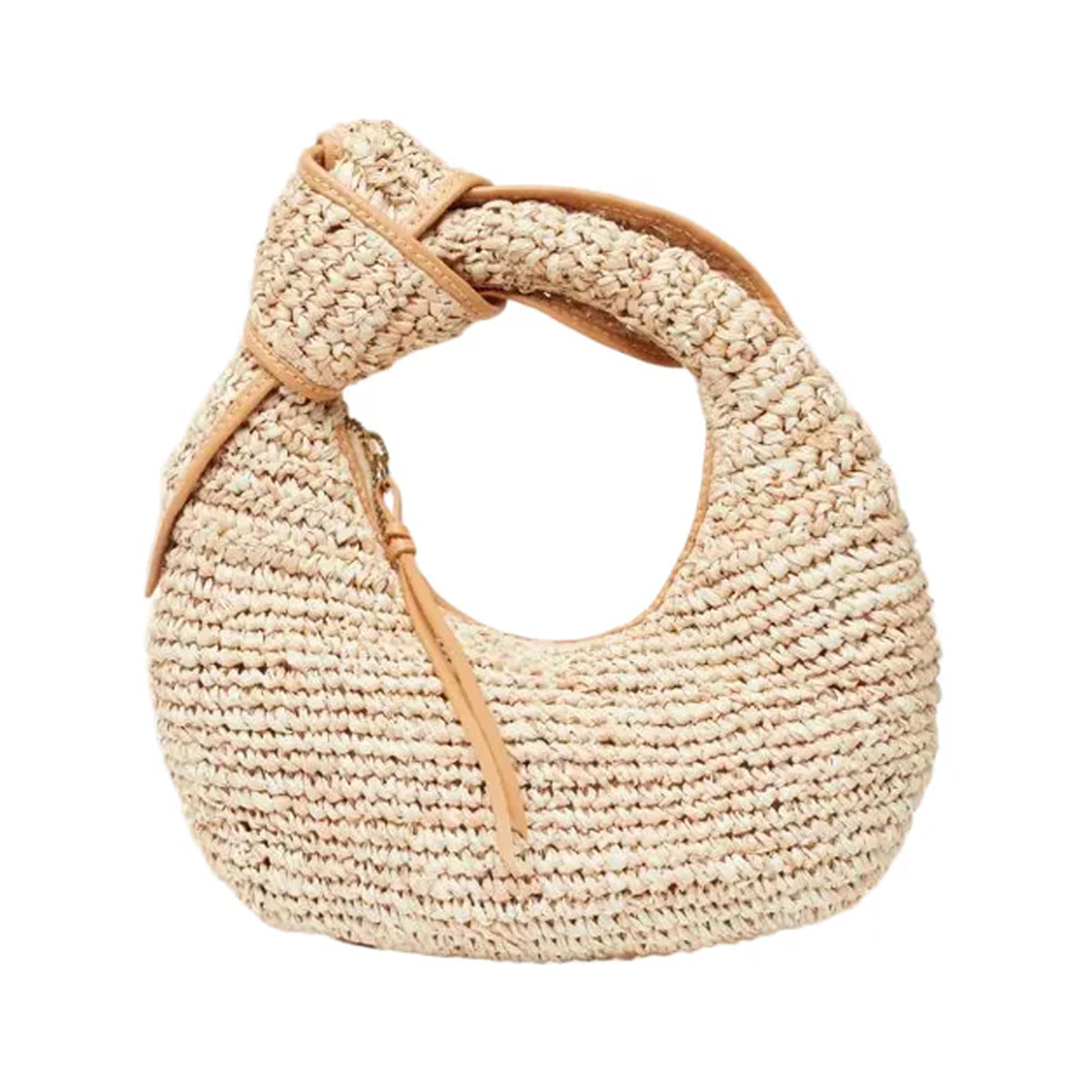 The Josie Knot Bag in Mixed Natural