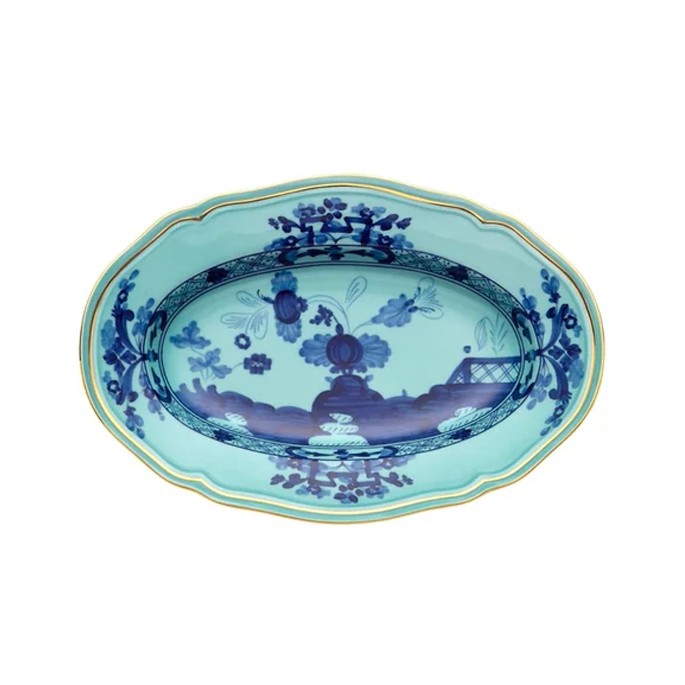 Oriente Italiano Pickle Dish in Iris