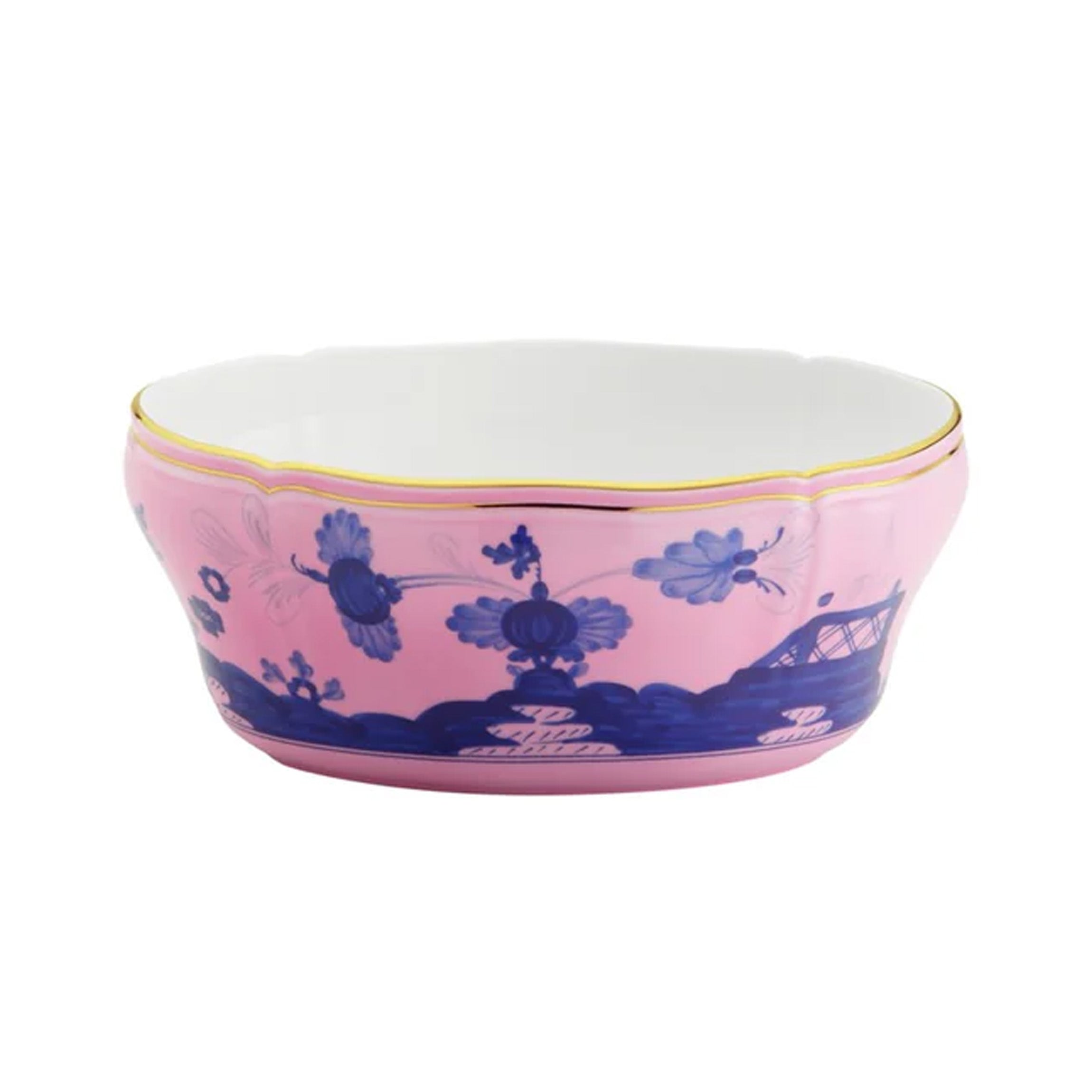Oriente Italiano Oval Salad Bowl in Azalea