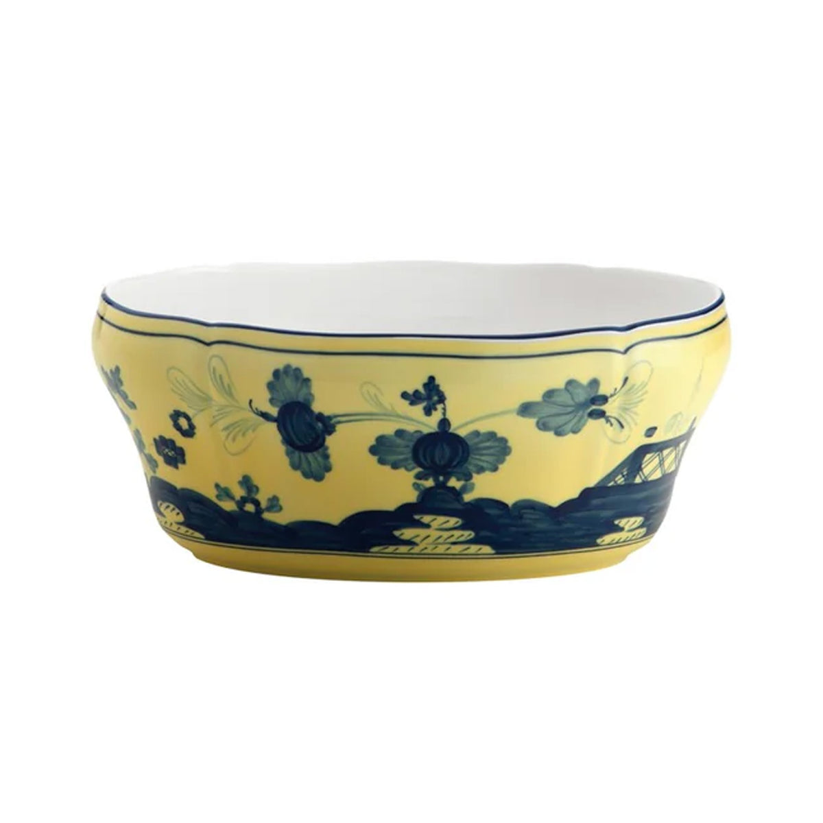 Oriente Italiano Oval Salad Bowl in Citrino