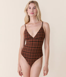 The Lanikai One Piece in Sierra Plaid