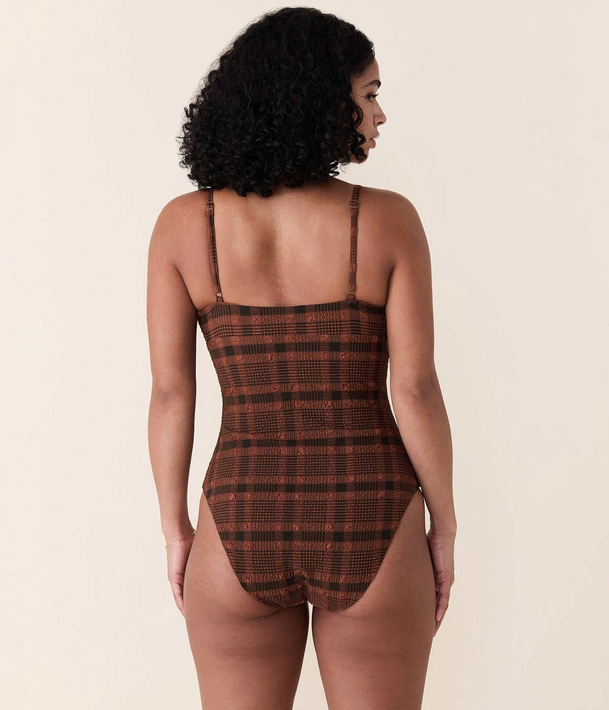 The Lanikai One Piece in Sierra Plaid