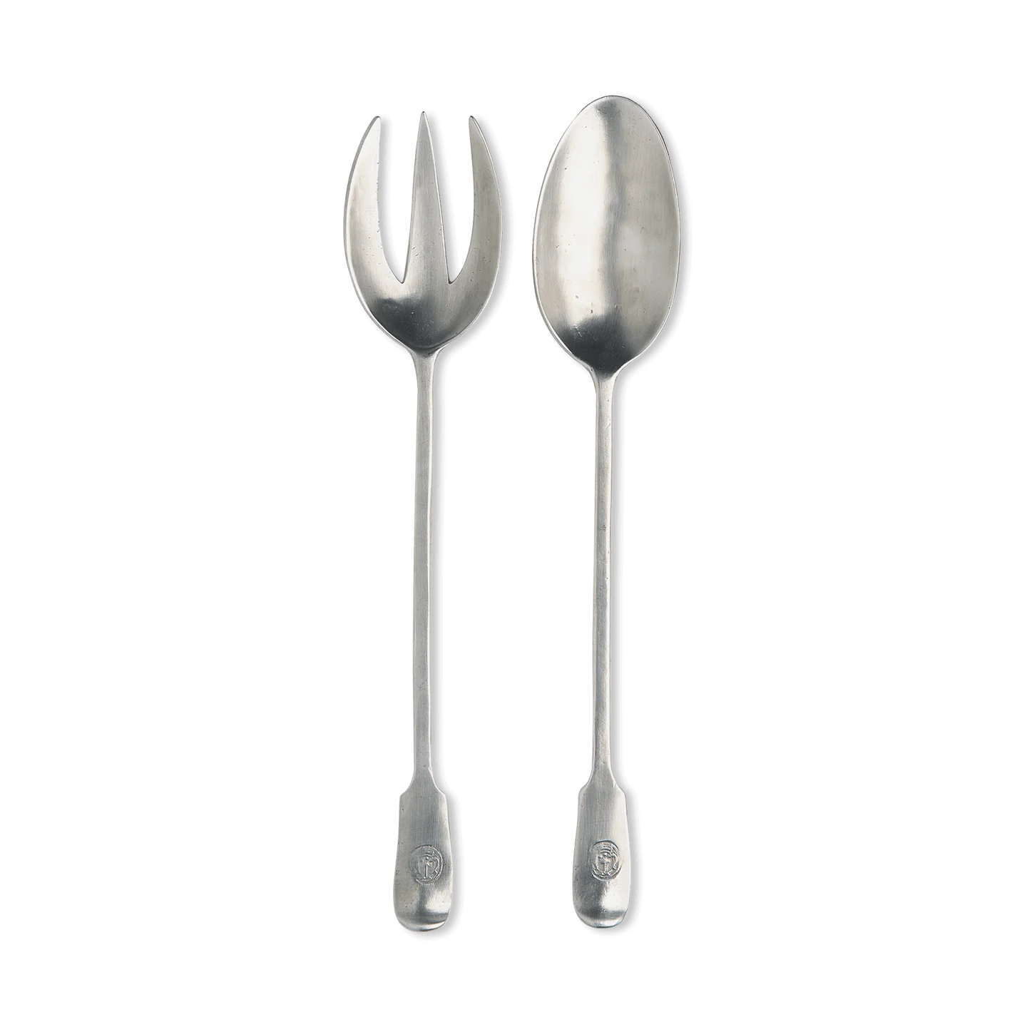 Antique Serving Fork & Spoon Set