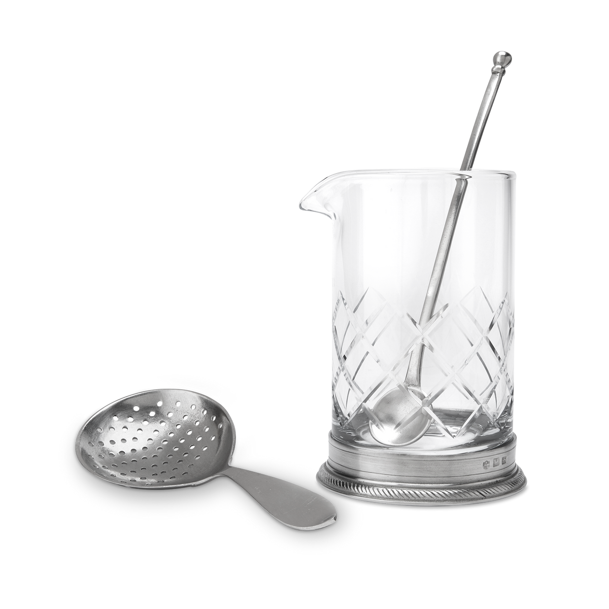 Luisa Mixing Glass with Strainer & Stirrer