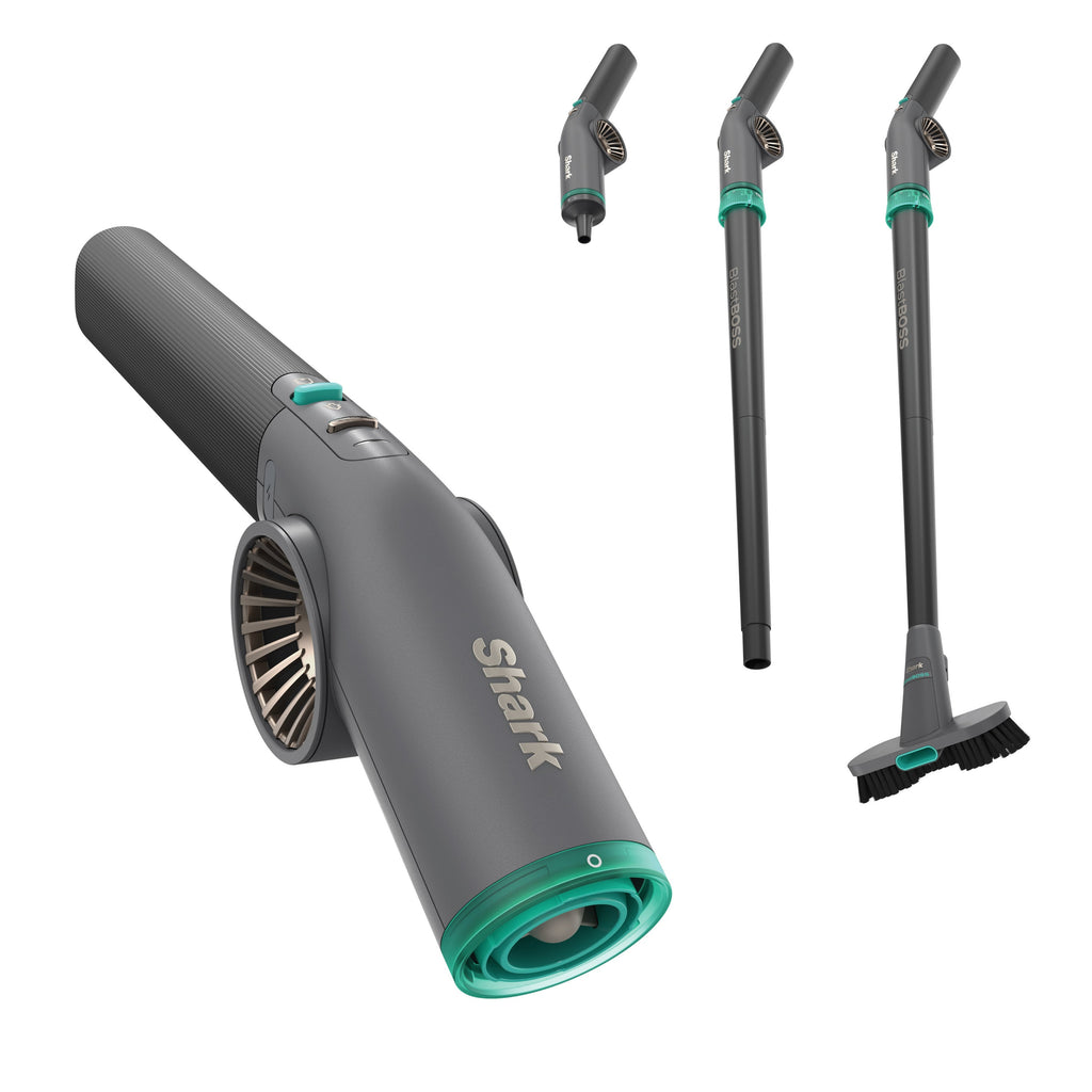 Shark BlastBoss Air Blower w/ BlastBroom, Charcoal