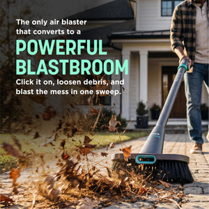 Shark BlastBoss Air Blower w/ BlastBroom, Charcoal