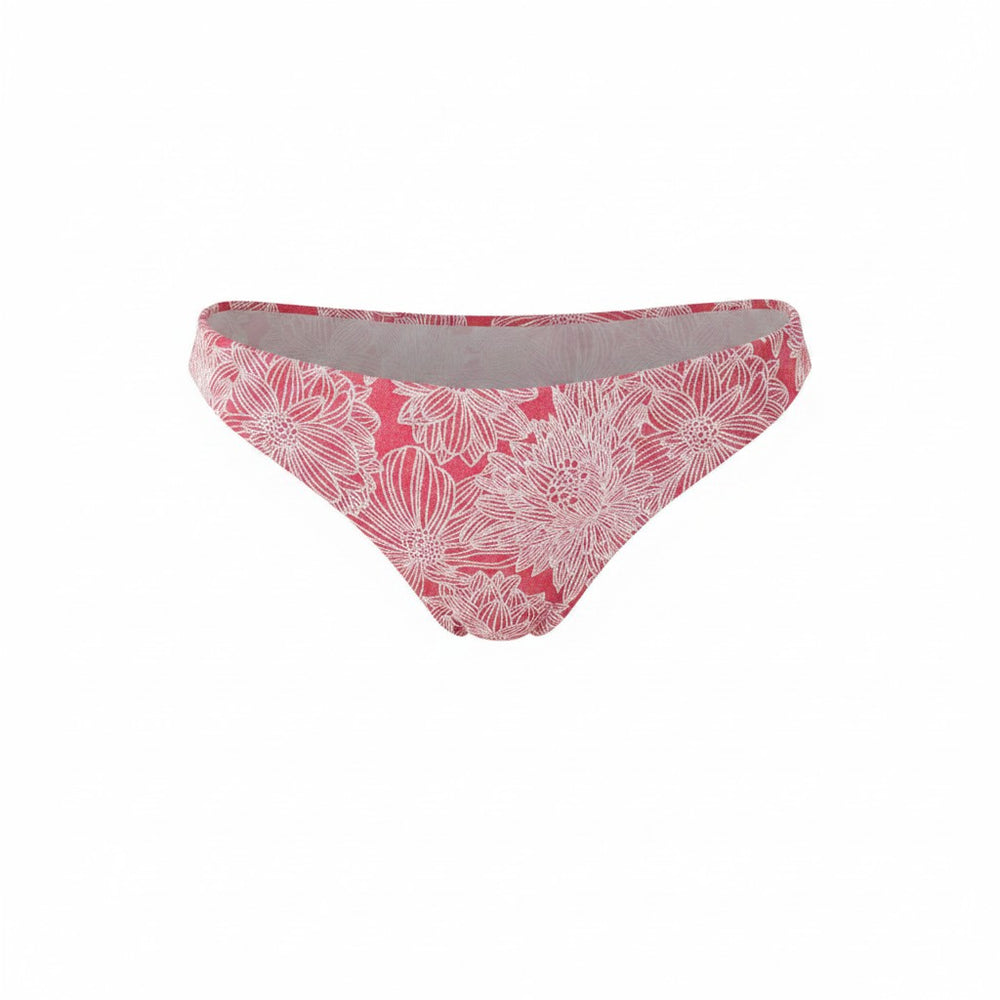 The Signature Bikini Bottom in Garden Jacquard Peachy