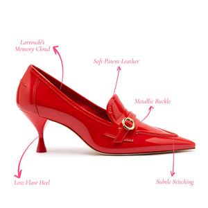 Susan Pump In Scarlet Patent Leather