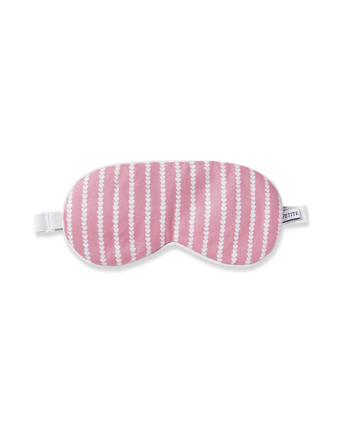 Adult’s Twill Sleep Mask in Love Lines