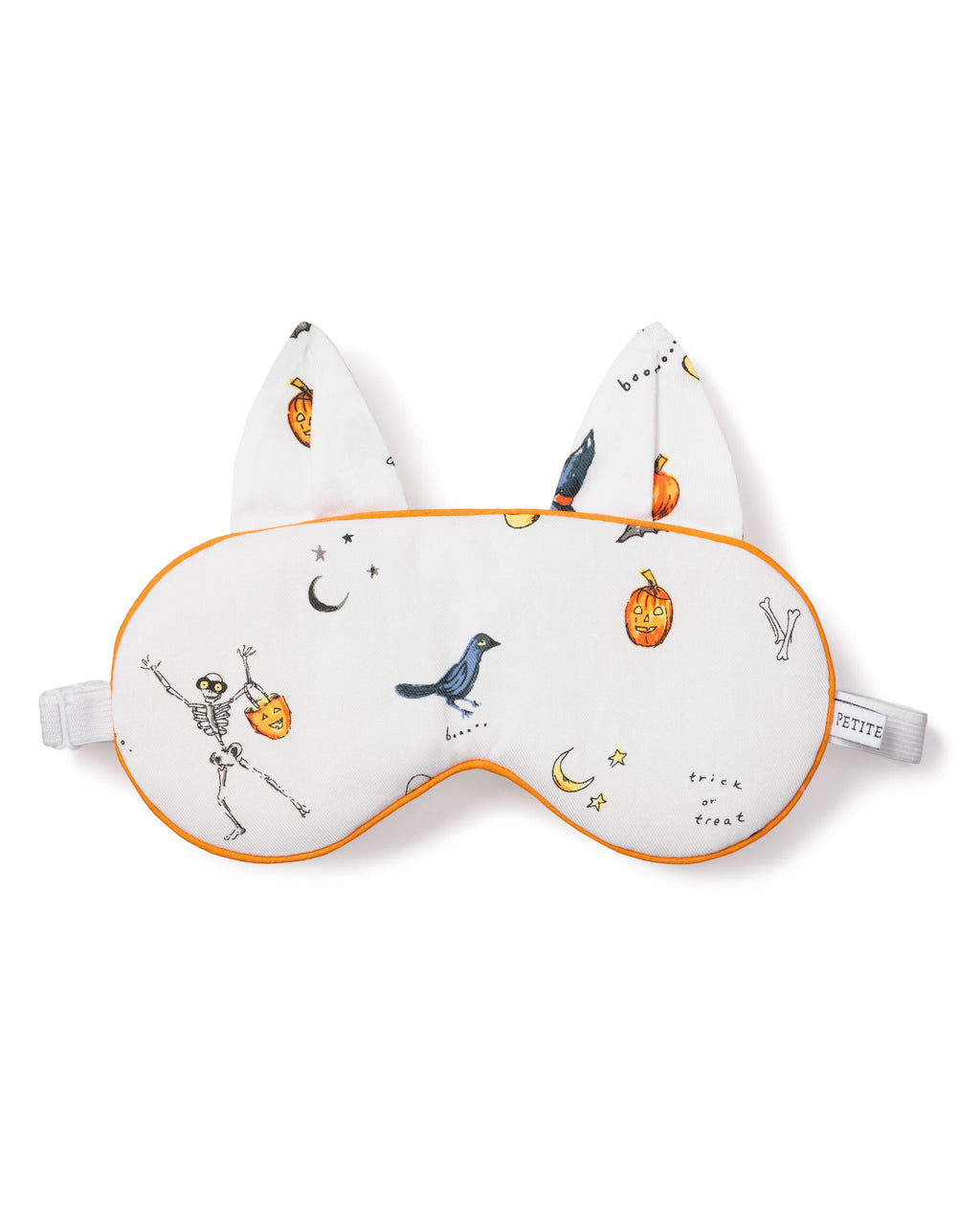 Adult’s Twill Kitty Sleep Mask in Trick or Treat