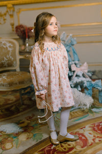 Agathe Floral Bishop Smocked Dress