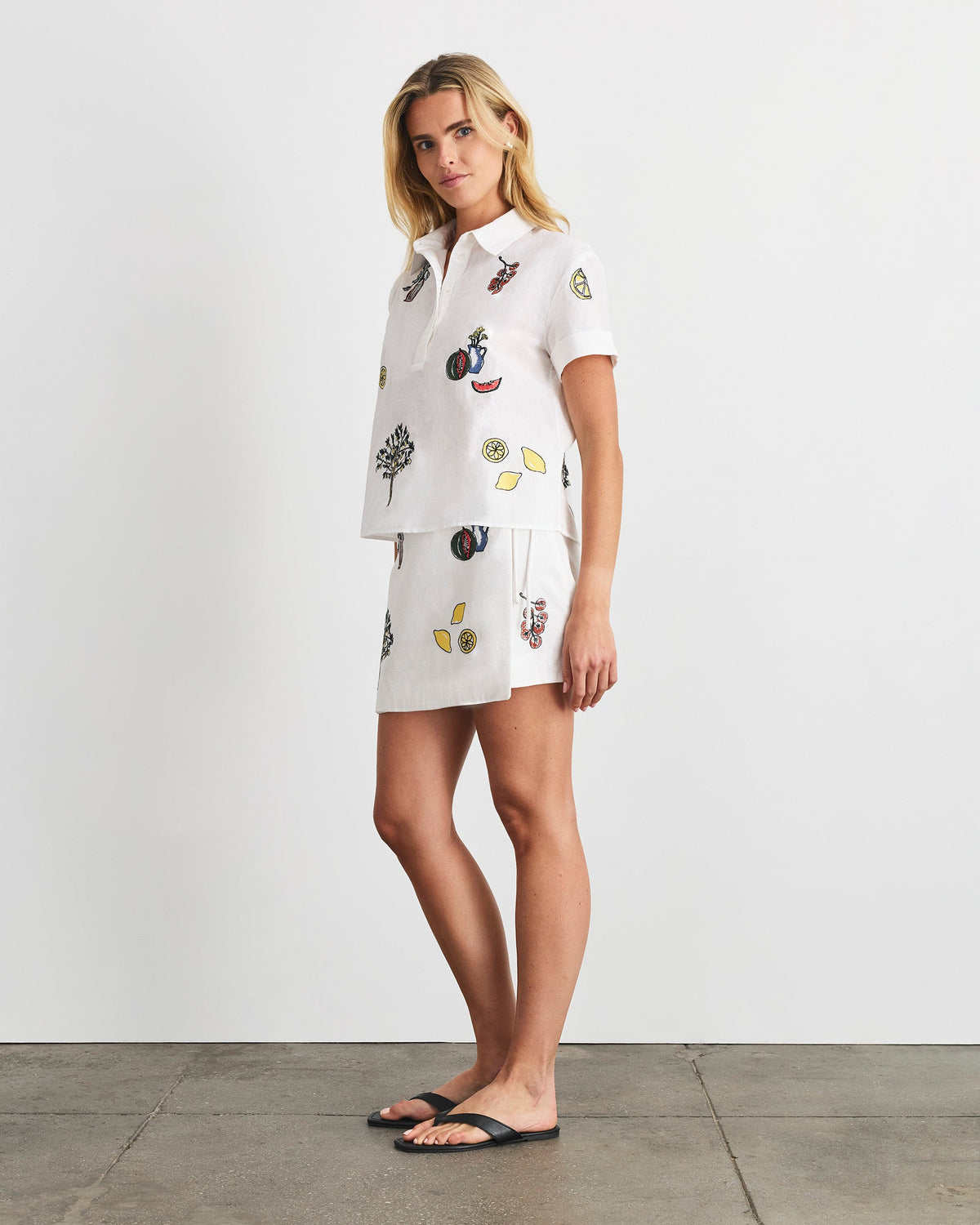 Agnes Skirt in Optic White