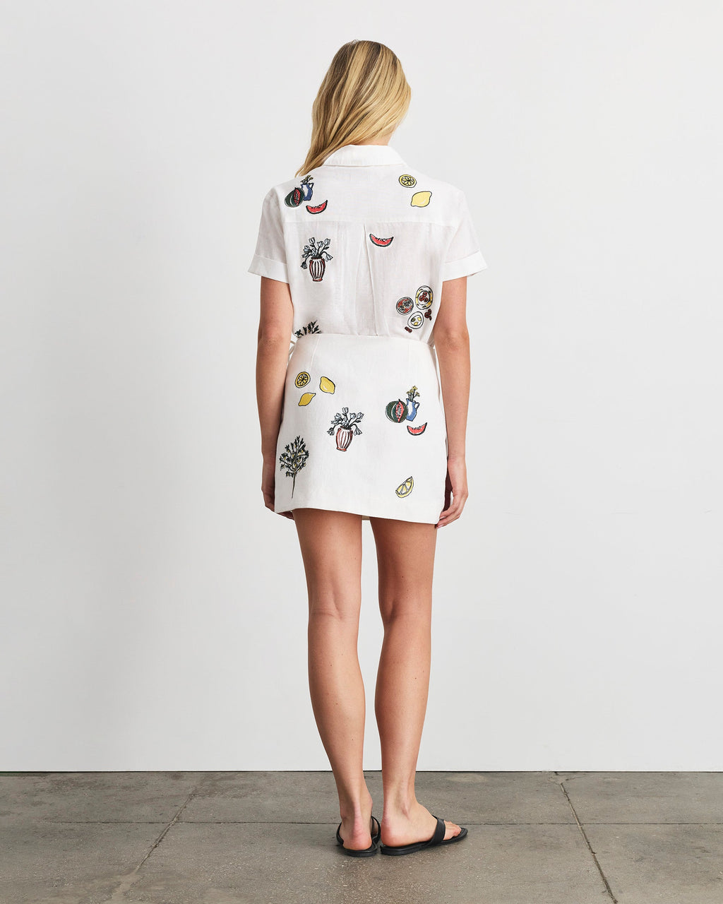 Agnes Skirt in Optic White