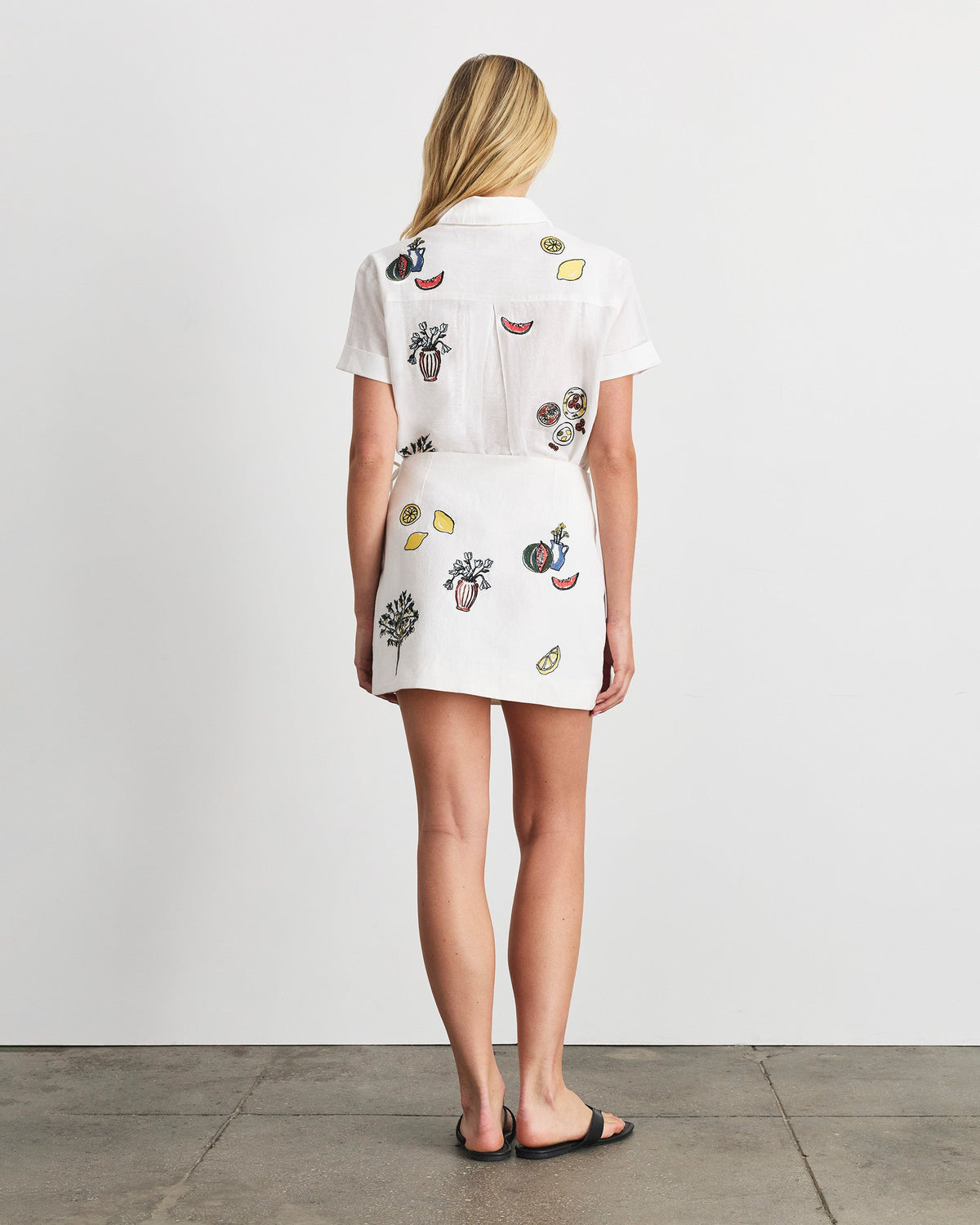 Agnes Skirt in Optic White