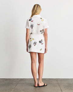 Agnes Skirt in Optic White