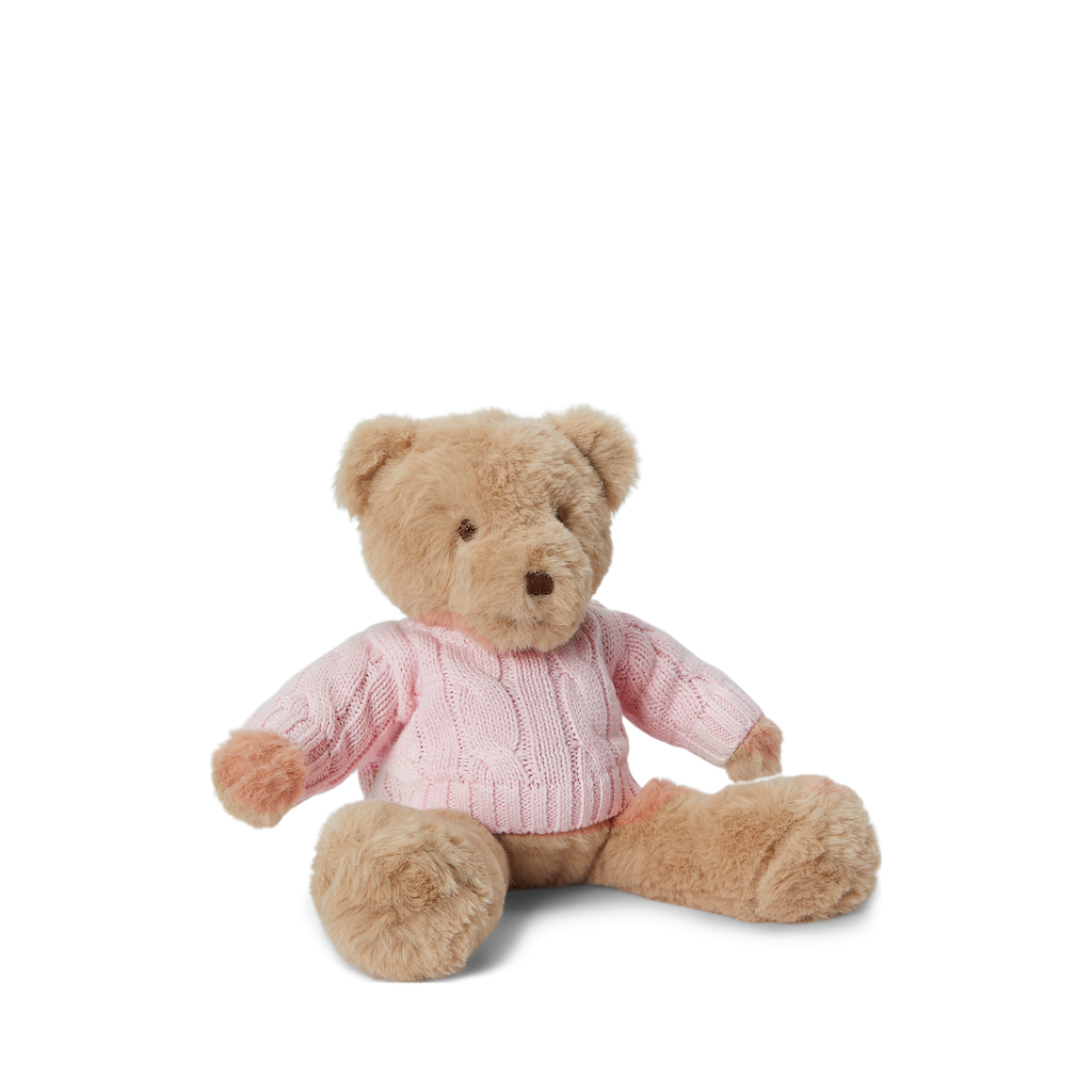 Small Cotton Bear Plush Toy in Acacia Pink