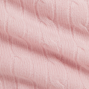 Cashmere Sweater Blanket in Pink