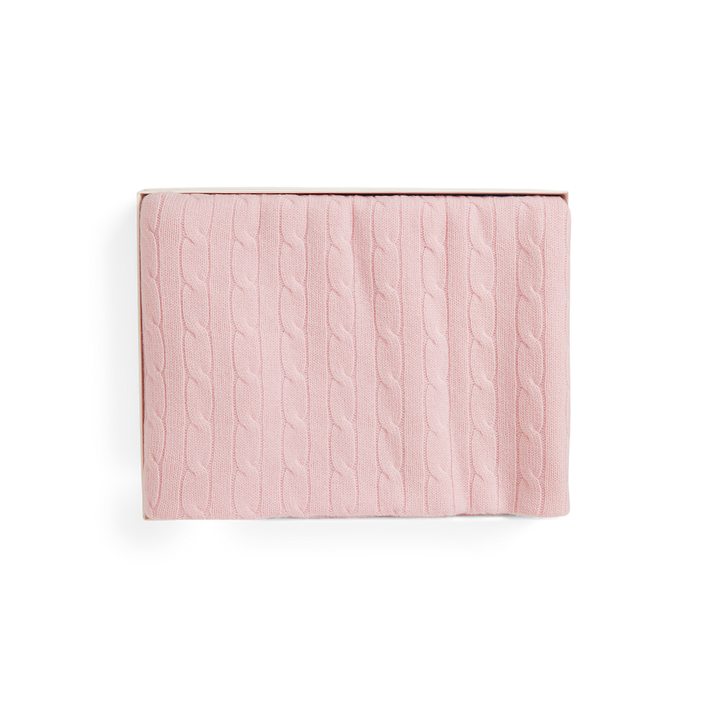 Cashmere Sweater Blanket in Pink