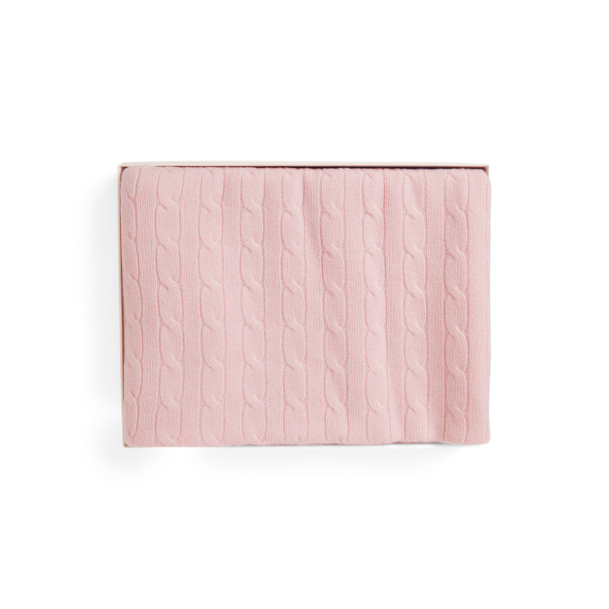 Cashmere Sweater Blanket in Pink