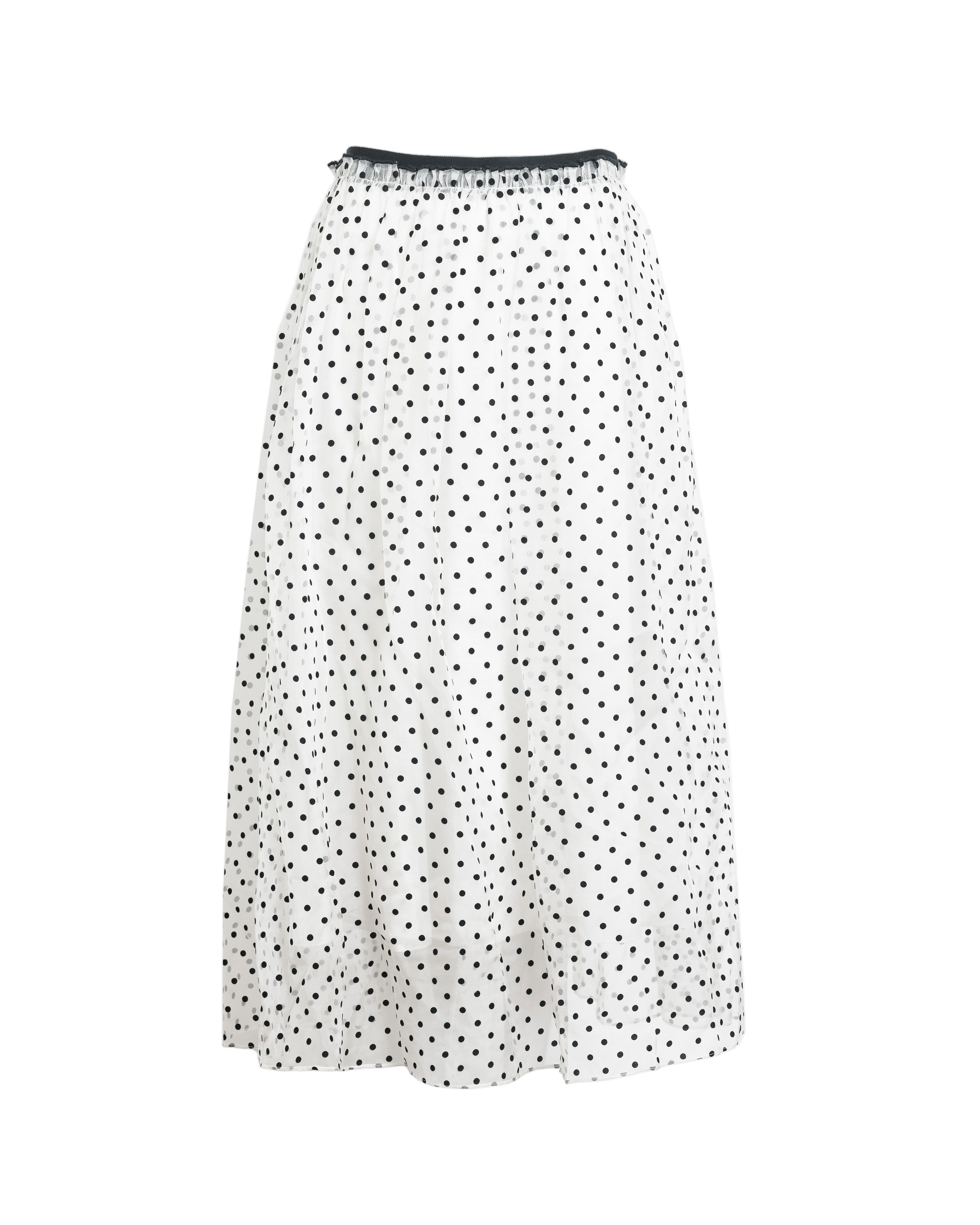Ainsley Skirt in Cream & Black Multi