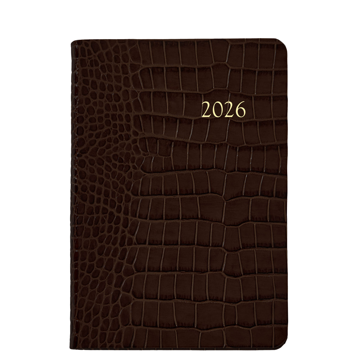 2026 Embossed Crocodile Leather Daily Journal