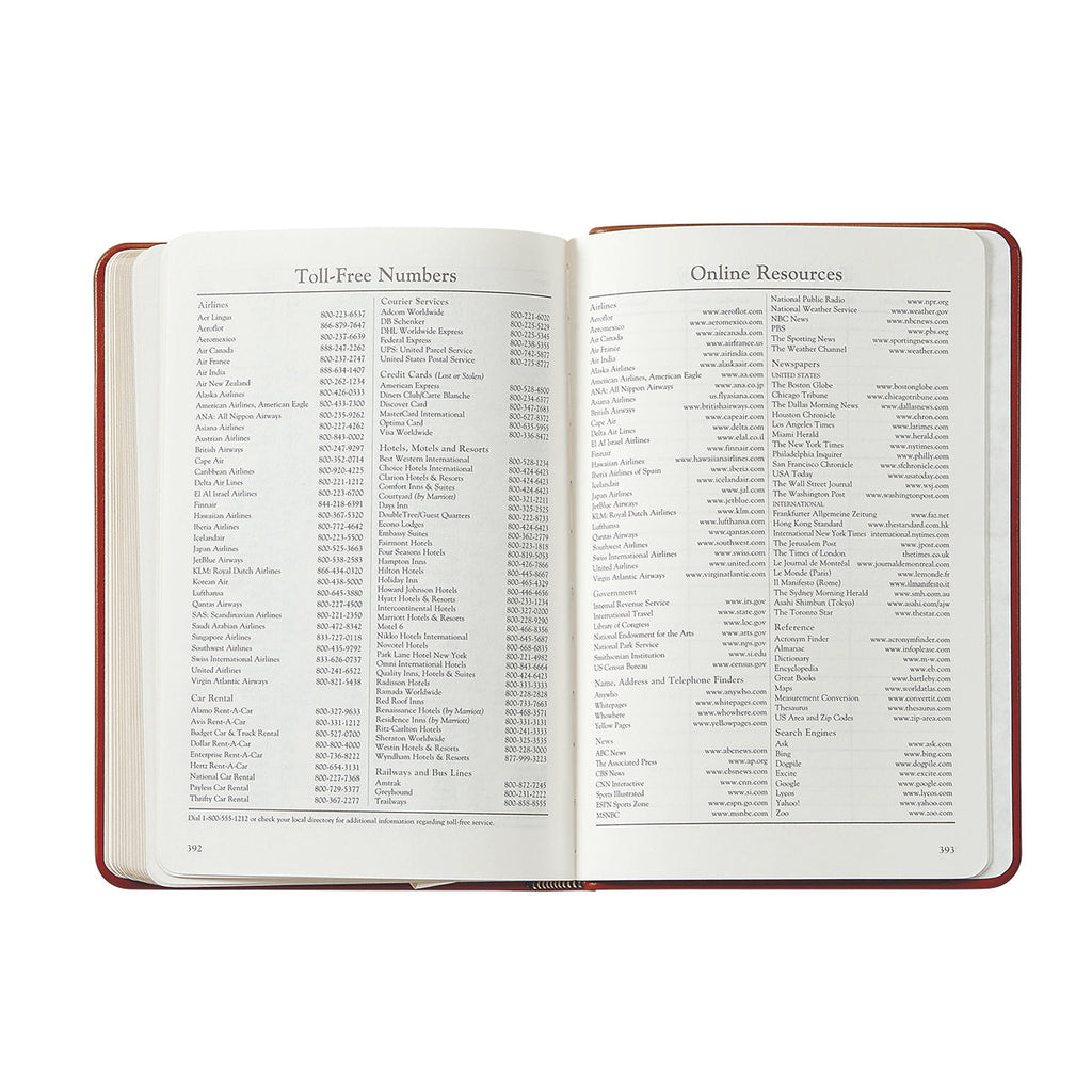 2026 Daily Journal in Bordeaux Traditional Leather