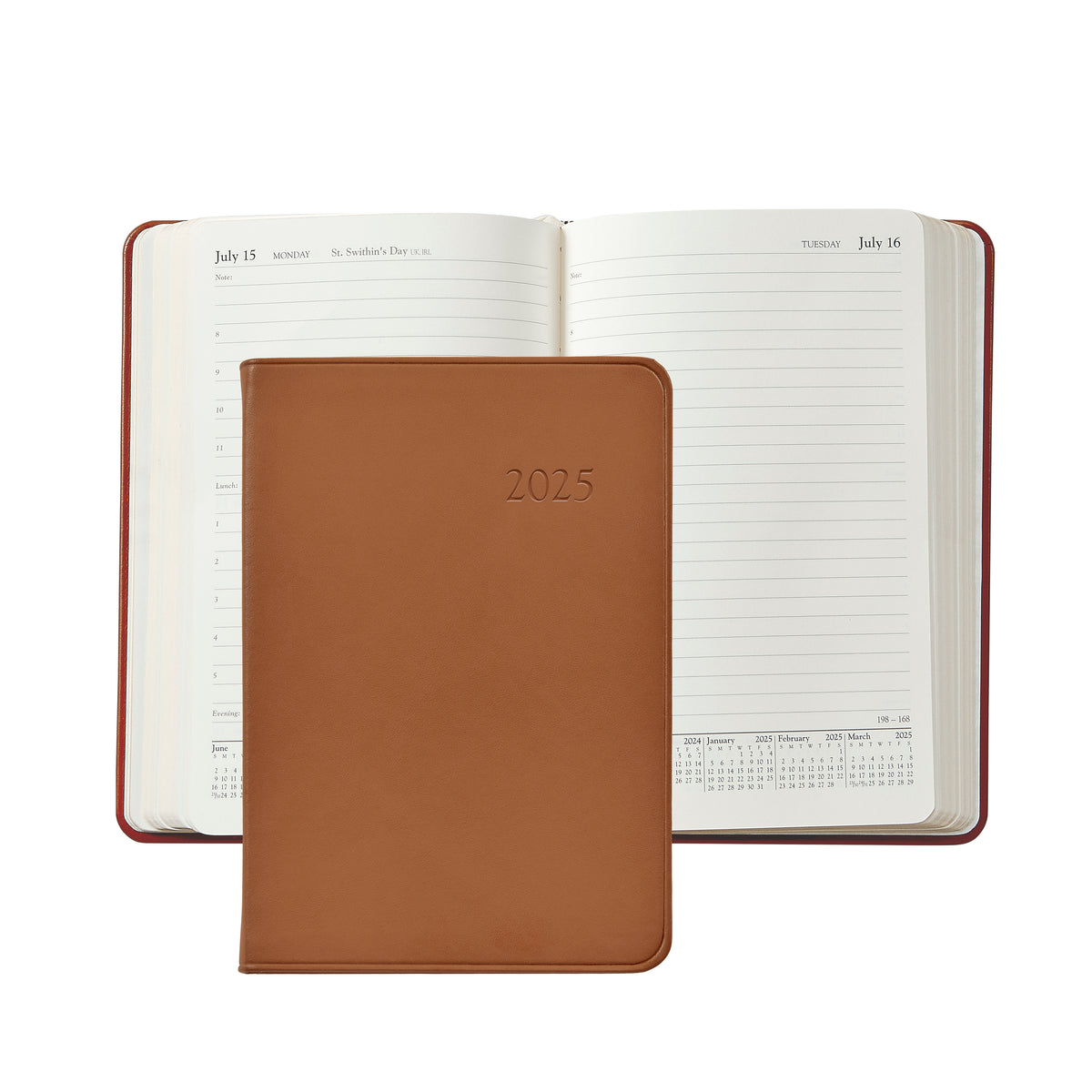 2025 Traditional Leather Daily Journal