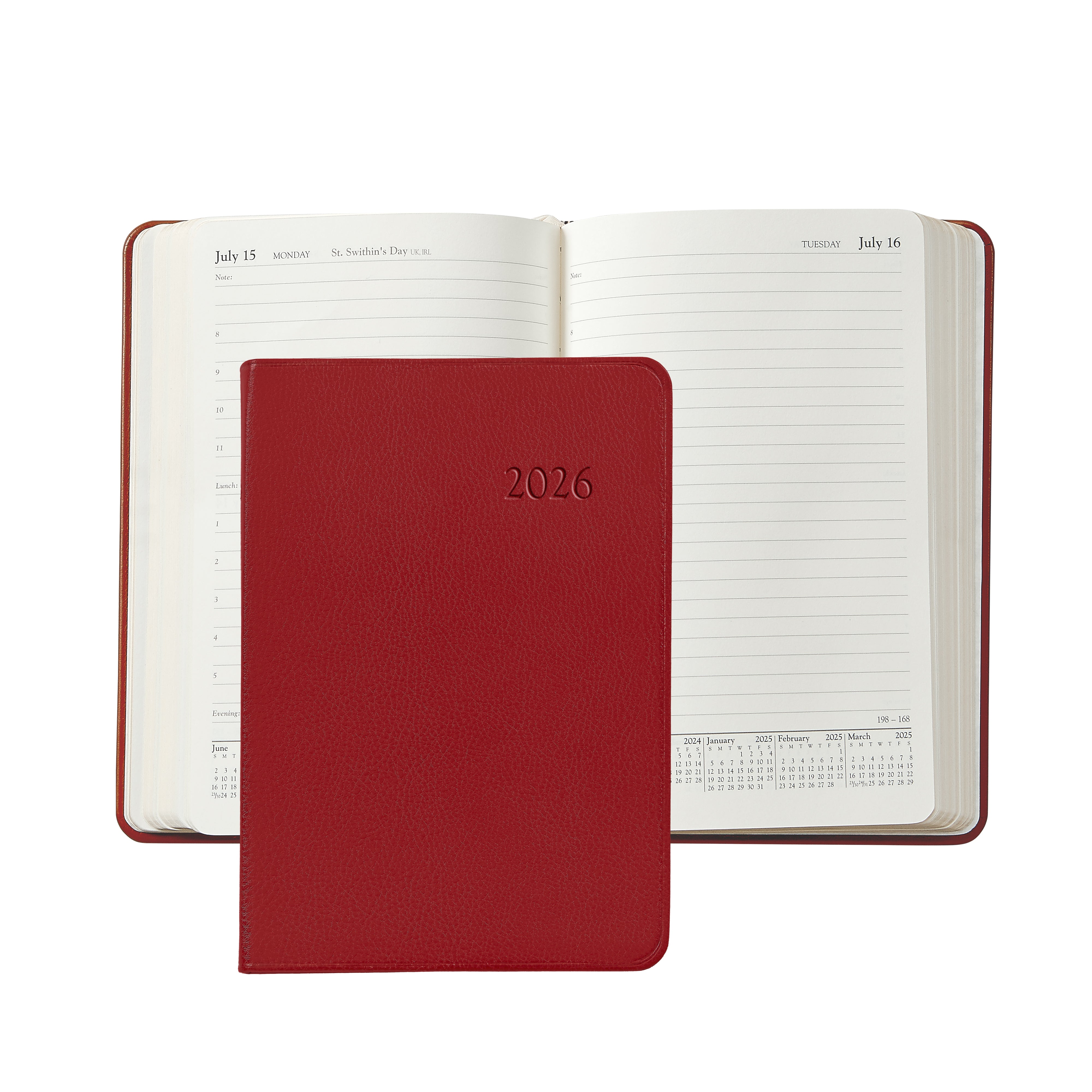 2026 Traditional Leather Daily Journal