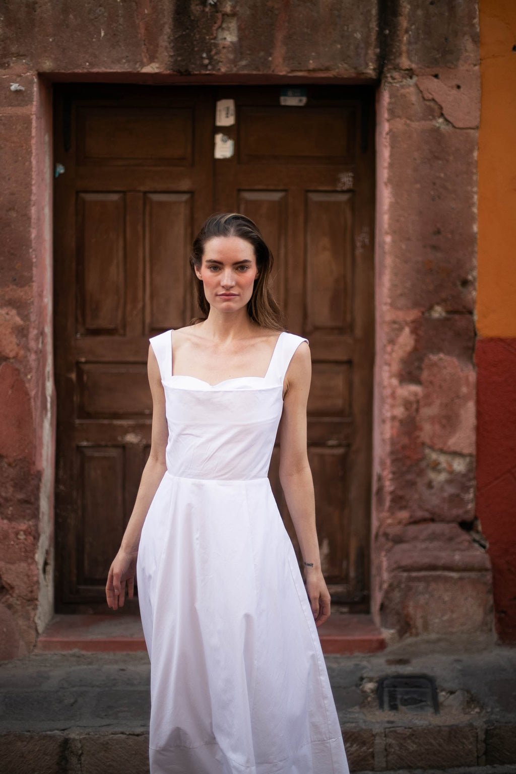 Maribel Dress White