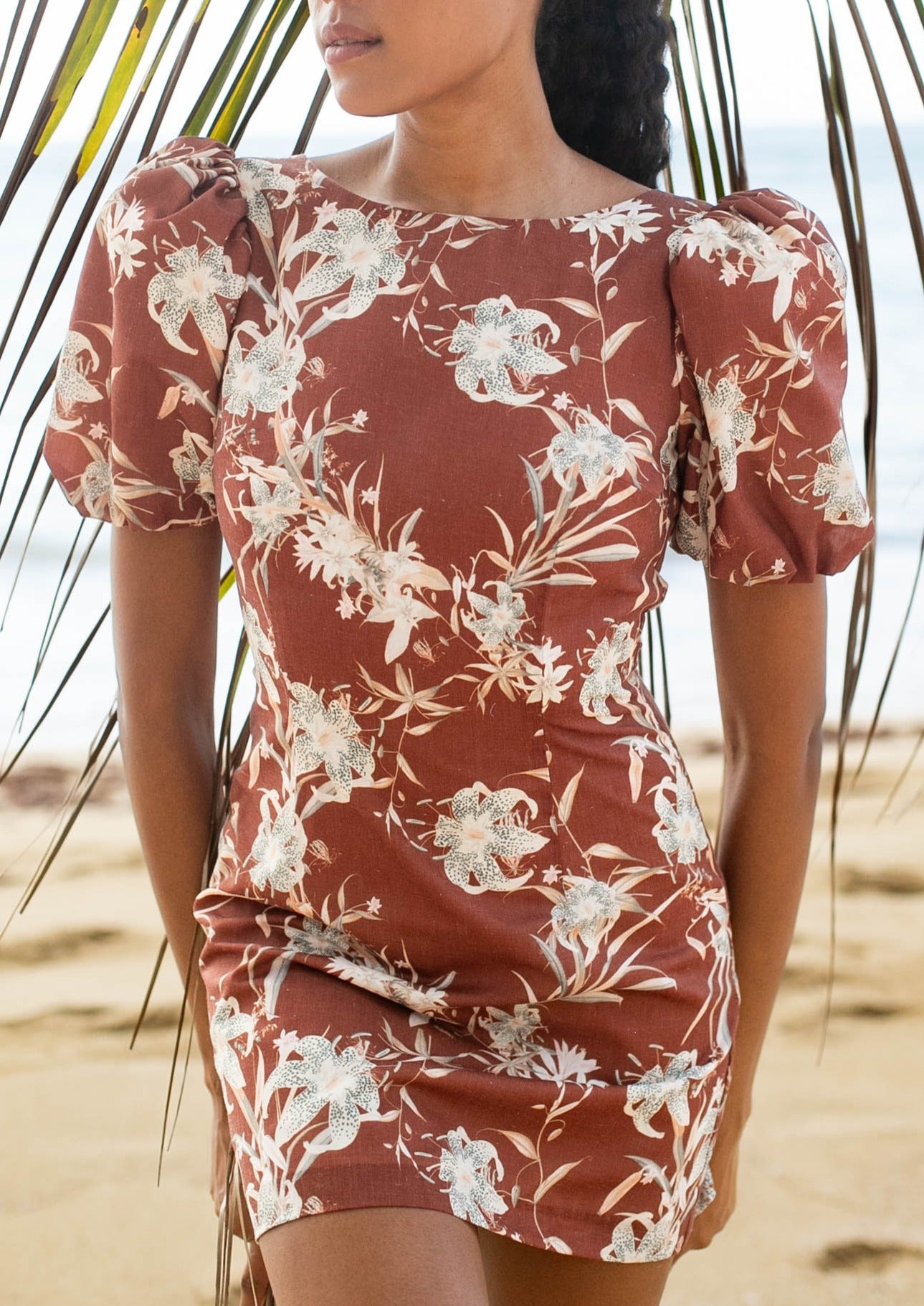 現行品　fig london Carol mini dress Alexandria Midi Dress in Purple | Midi Dresses for Women