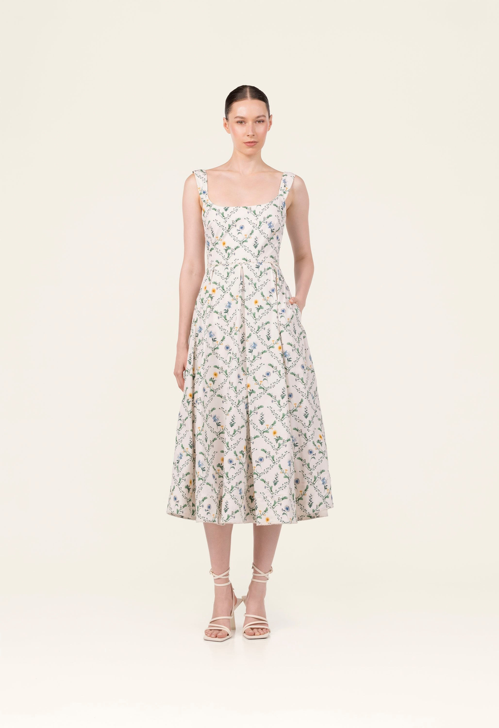 Alcaparra Brisa Midi Dress