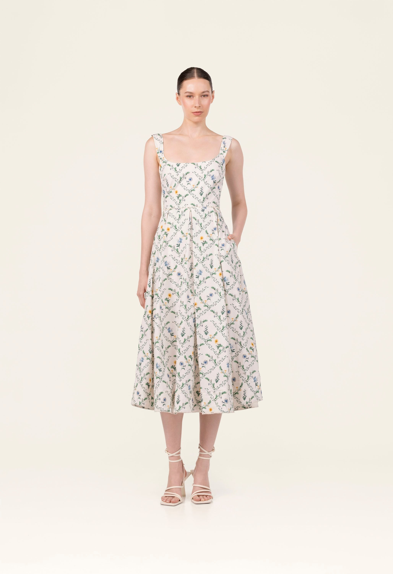 Alcaparra Brisa Midi Dress