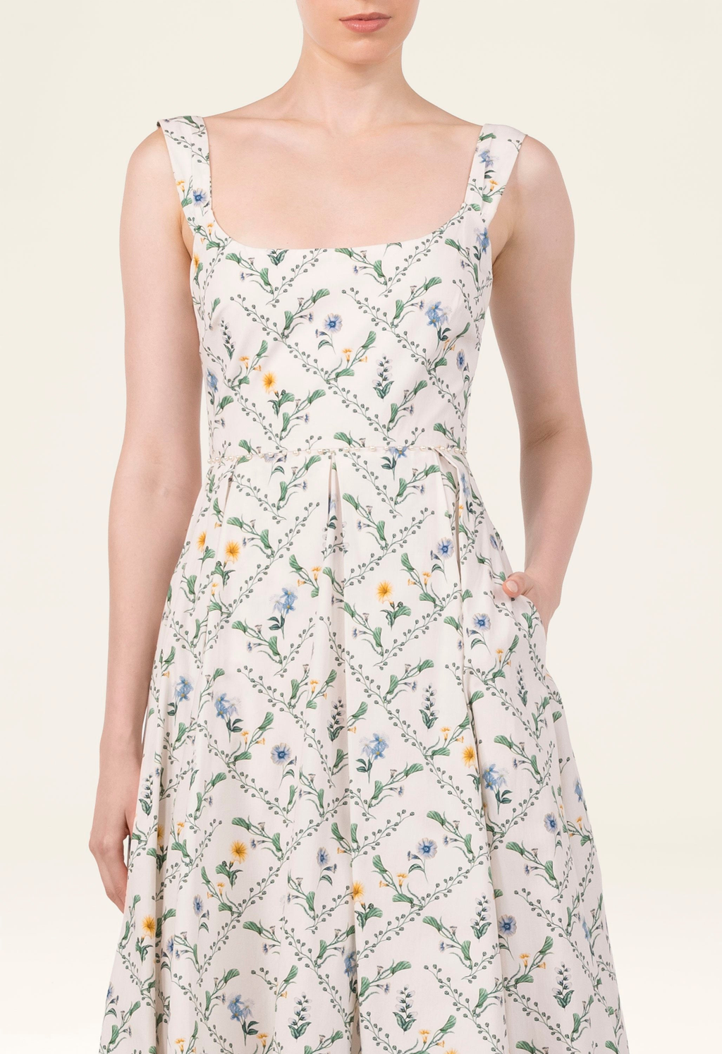Alcaparra Brisa Midi Dress