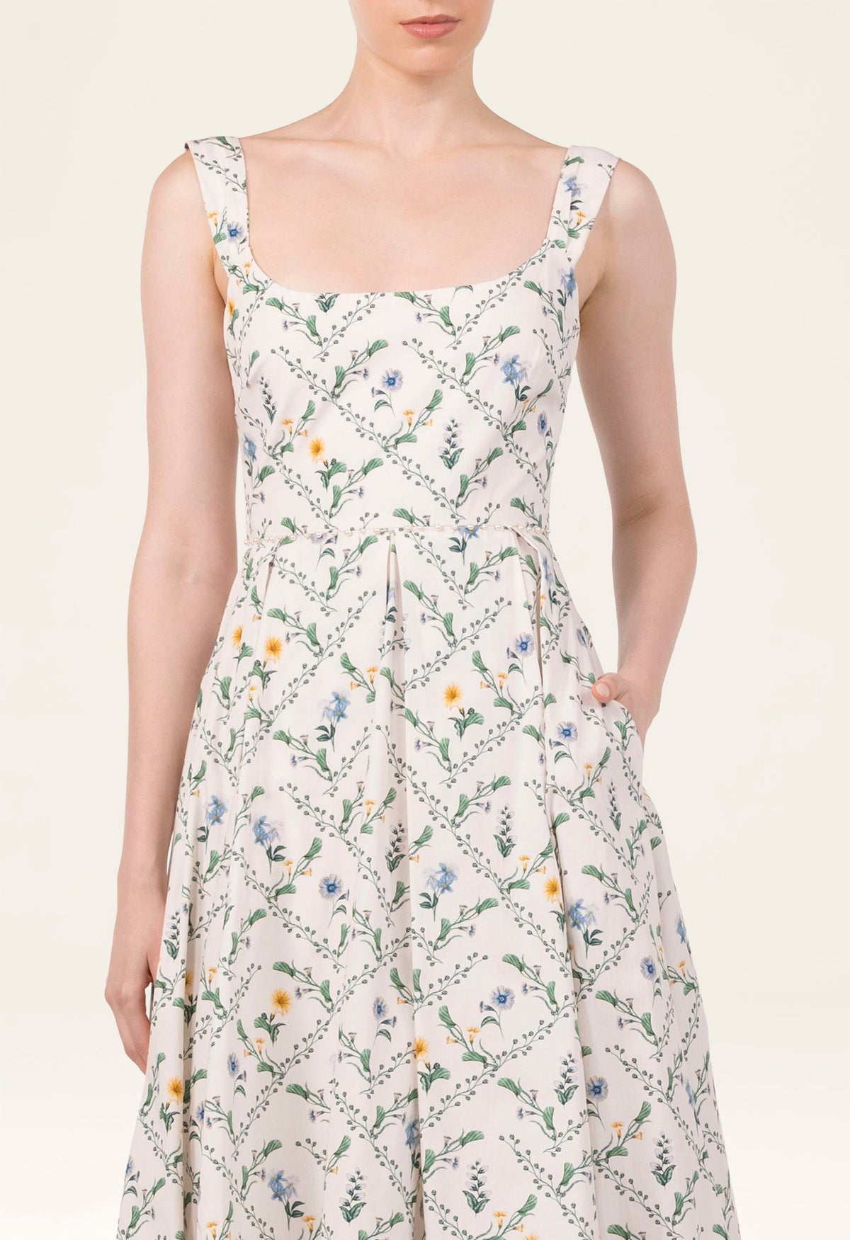Alcaparra Brisa Midi Dress