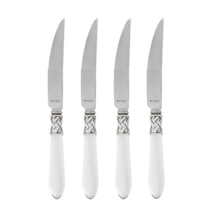 Aladdin Antique White Steak Knives, Set of 4