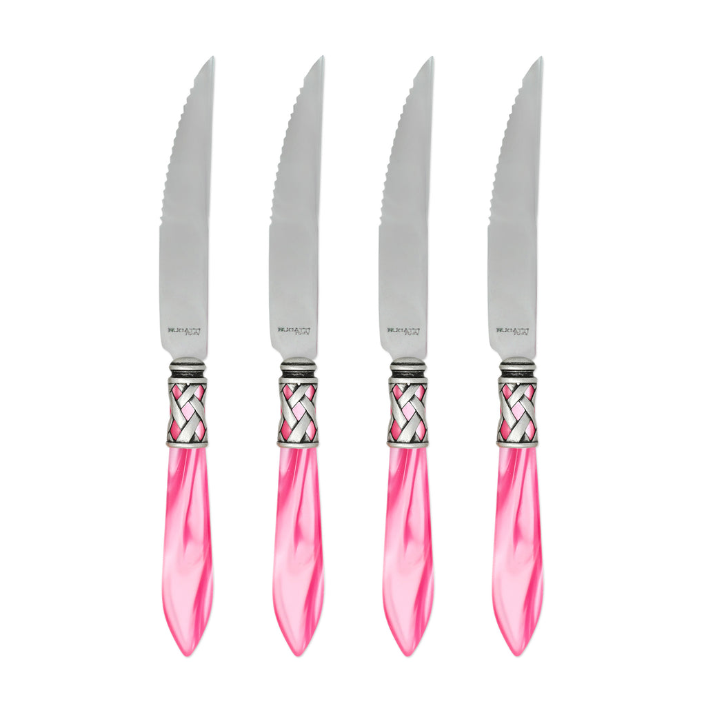 Aladdin Antique White Steak Knives, Set of 4