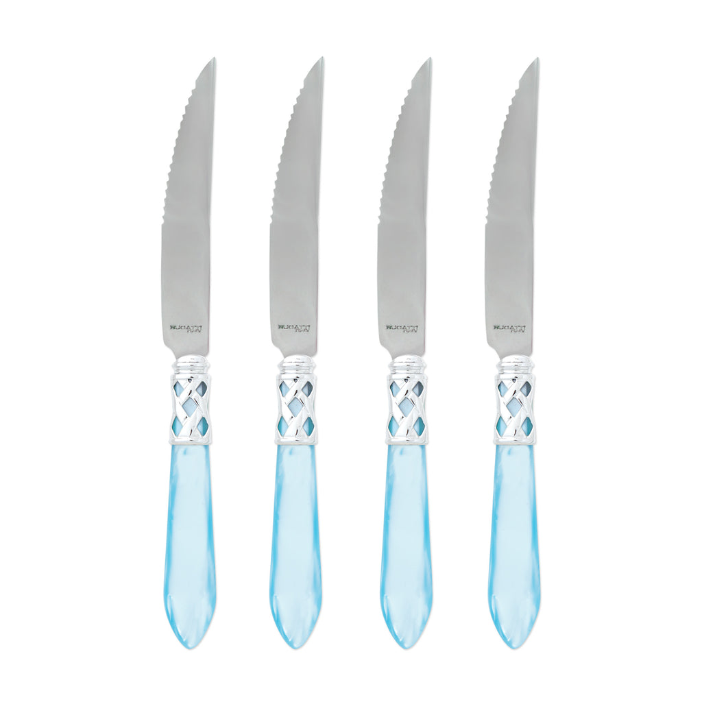 Aladdin Antique White Steak Knives, Set of 4