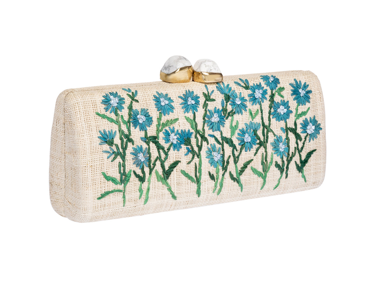 Alessandra Clutch in Blue