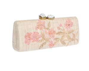 Alessandra Clutch in Blush