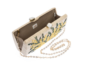 Alessandra Clutch in Yellow