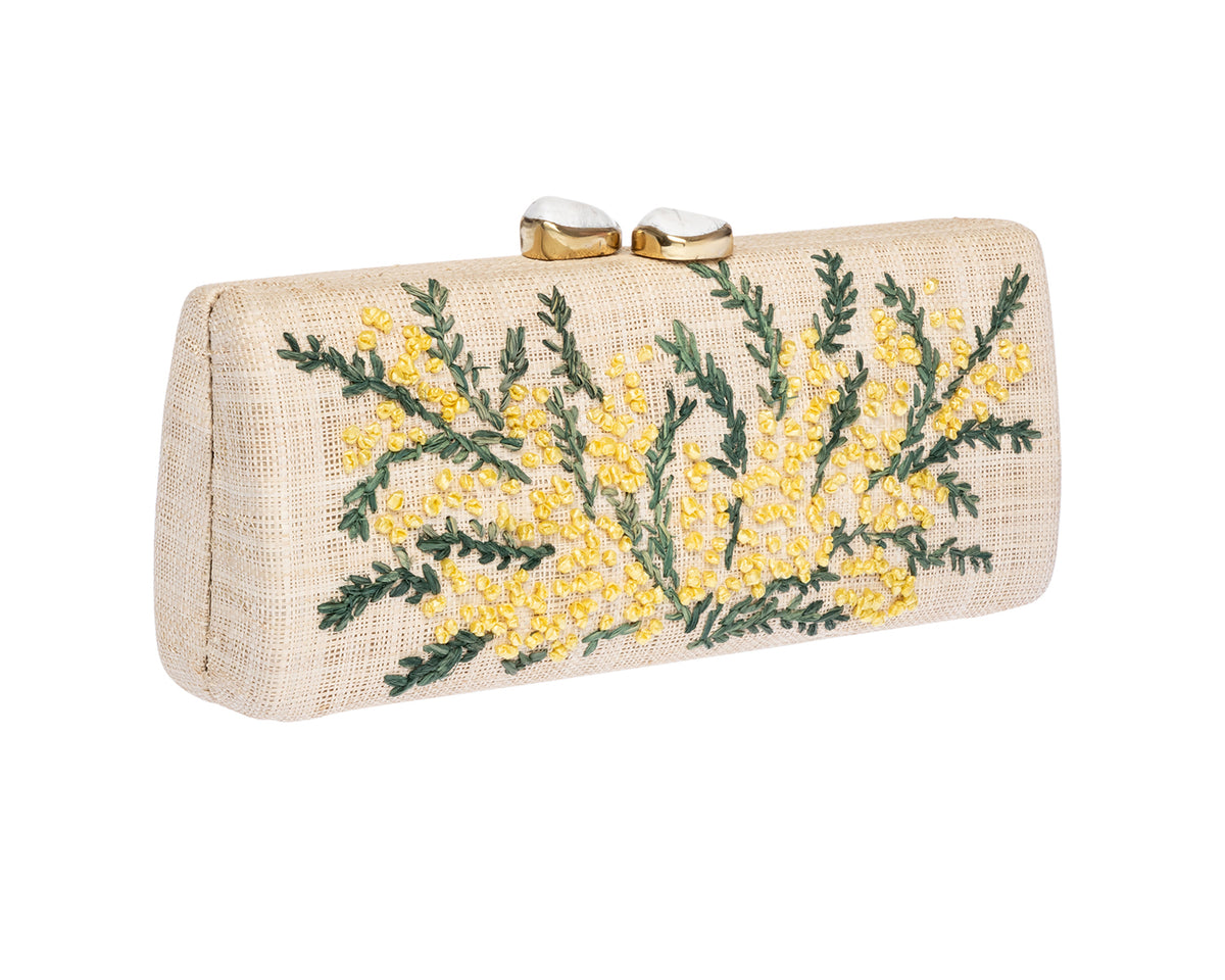 Alessandra Clutch in Yellow