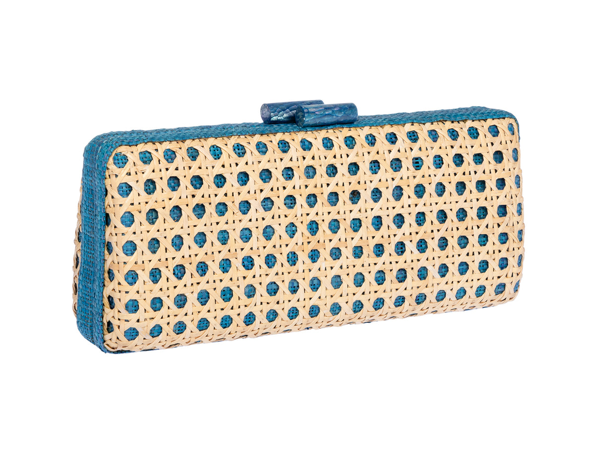 Alessandra Clutch in Blue