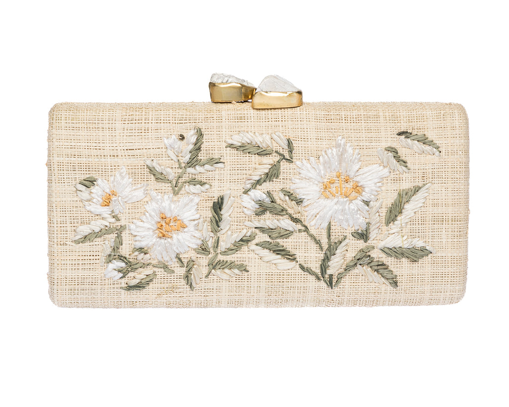 Alessandra Clutch in White