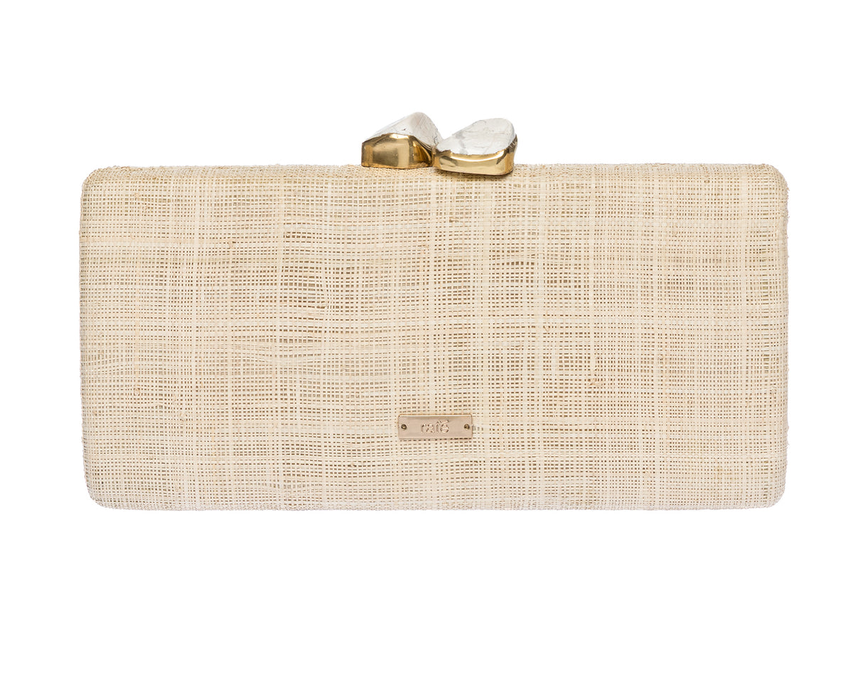 Alessandra Clutch in White