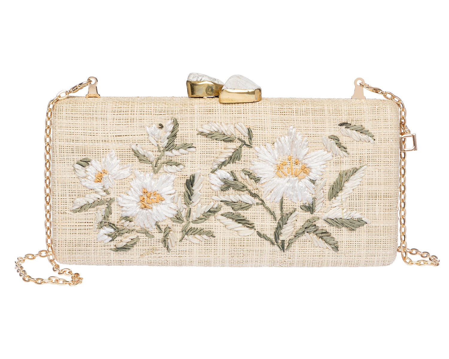 Alessandra Clutch in White