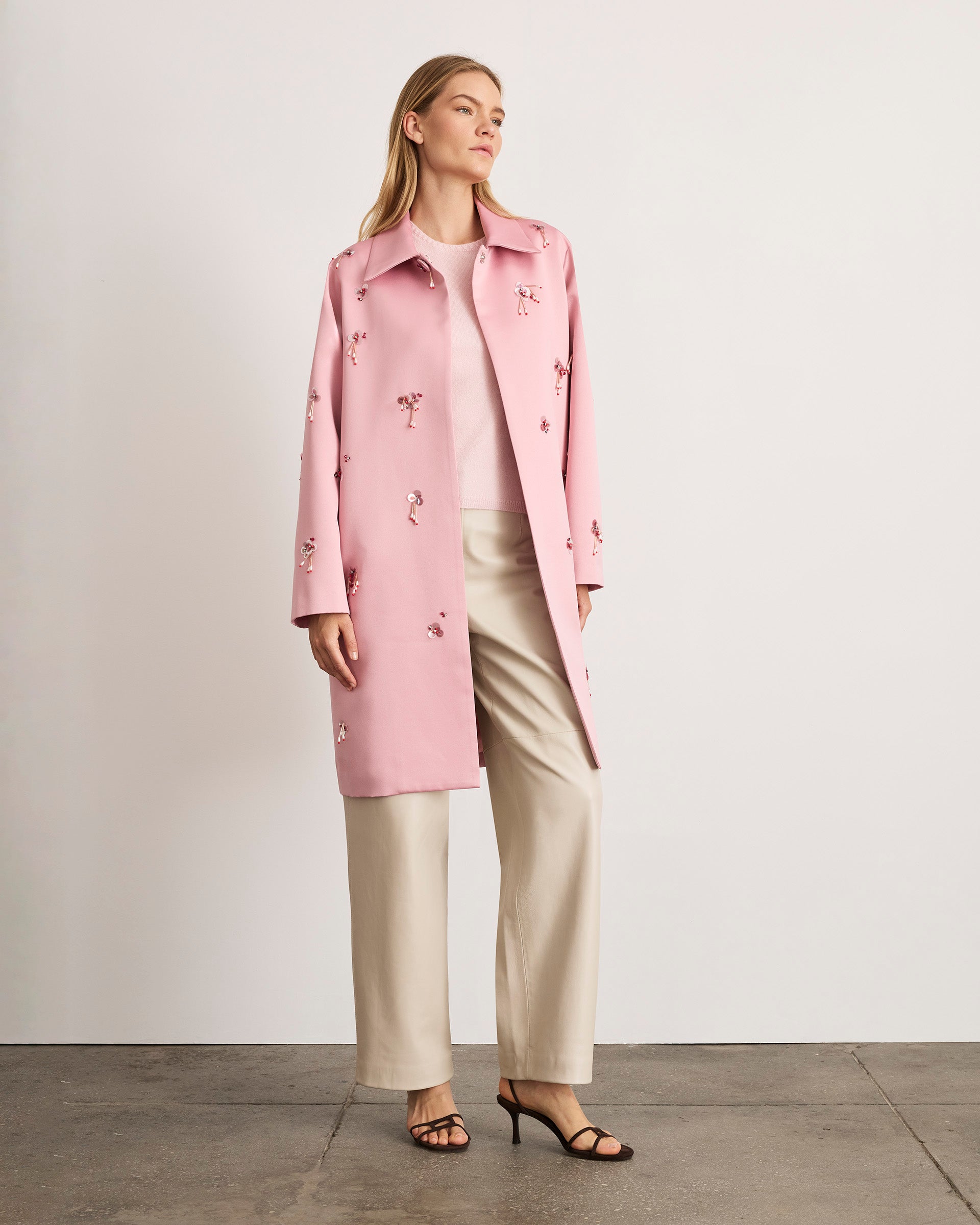 Alesso Coat in Rose Quartz