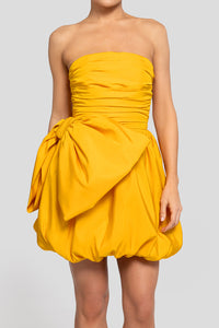 Clementine Silk Faille Mini Dress
